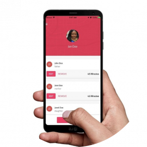 SafeShowings app: emergency contacts